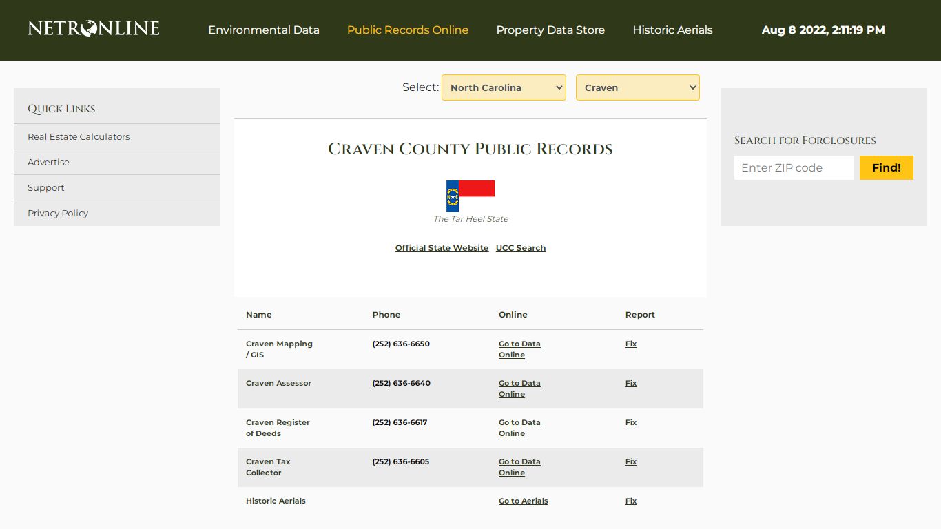 NETR Online • Craven • Craven Public Records, Search ...